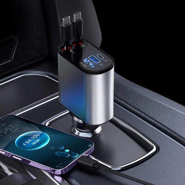 4 in 1 Retractable Charger / شاحن قابل للسحب 4 في 1